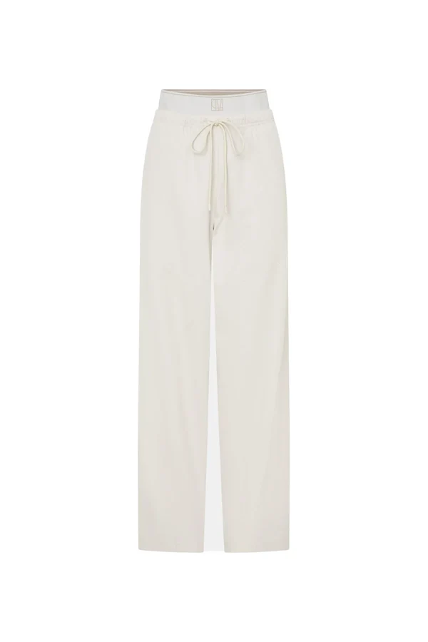 CELLA MONOGRAM ELASTIC PANT - BONE - Image 2