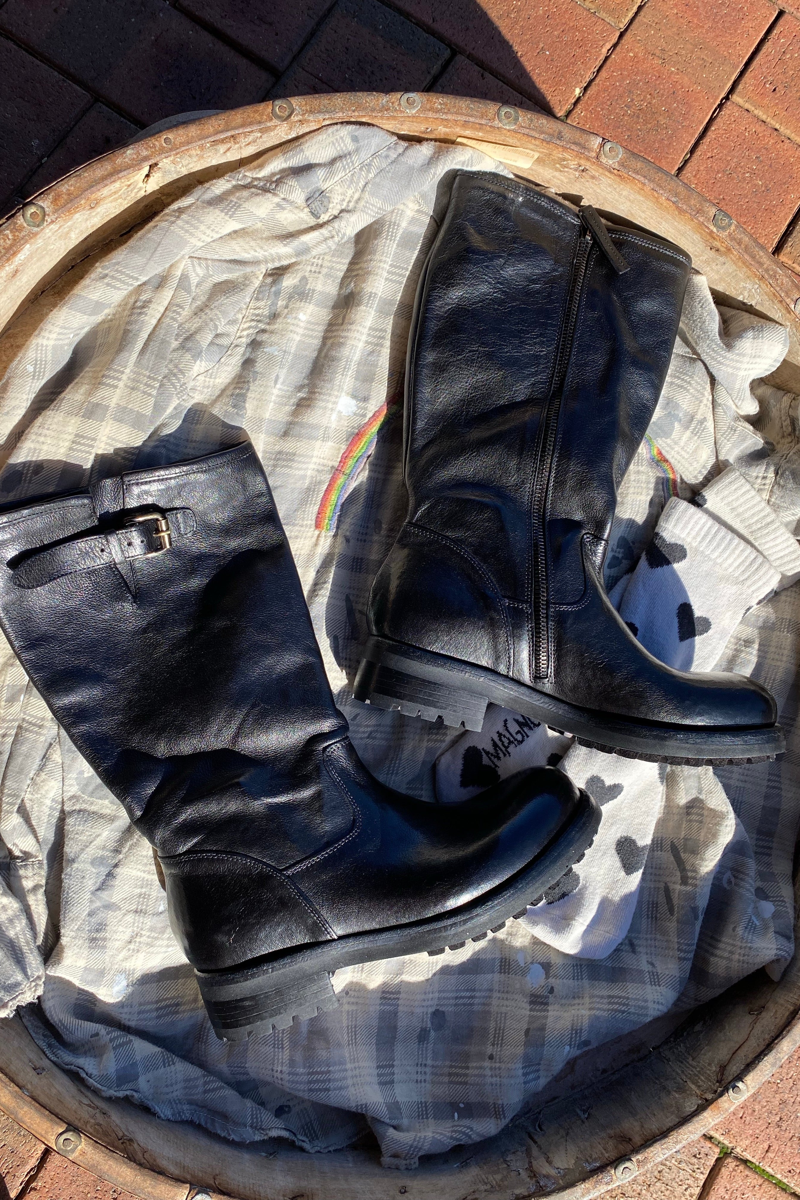 CLASSIC LAND BOOTS (TALL) - BLACK - Image 7
