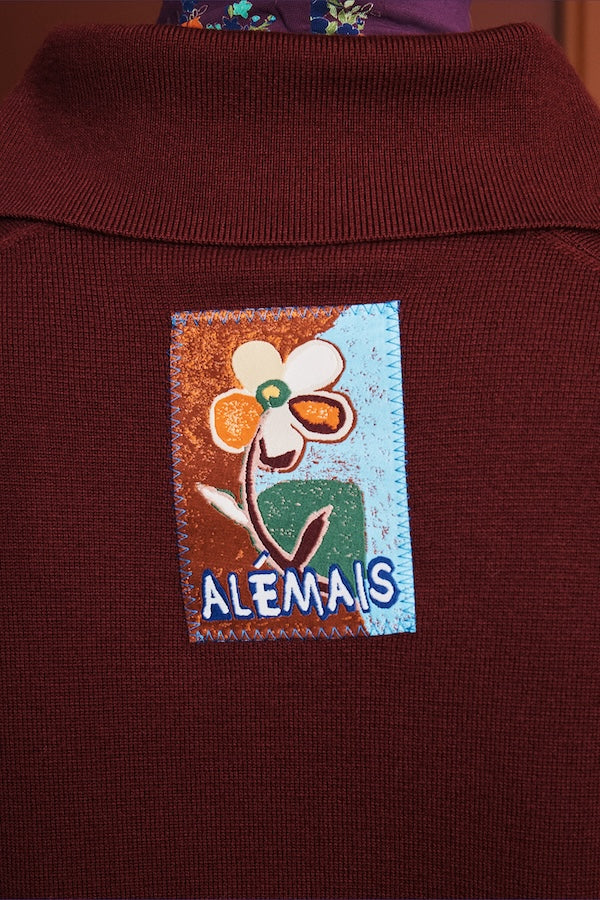 CLAUDIA PLUM KNIT POLO - Image 4