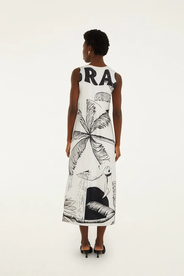 COME TO BRASIL PATCH DRESS - Image 2