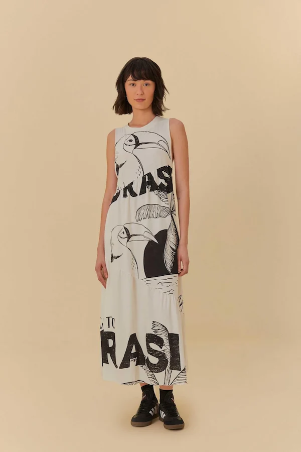 COME TO BRASIL PATCH DRESS - Image 3