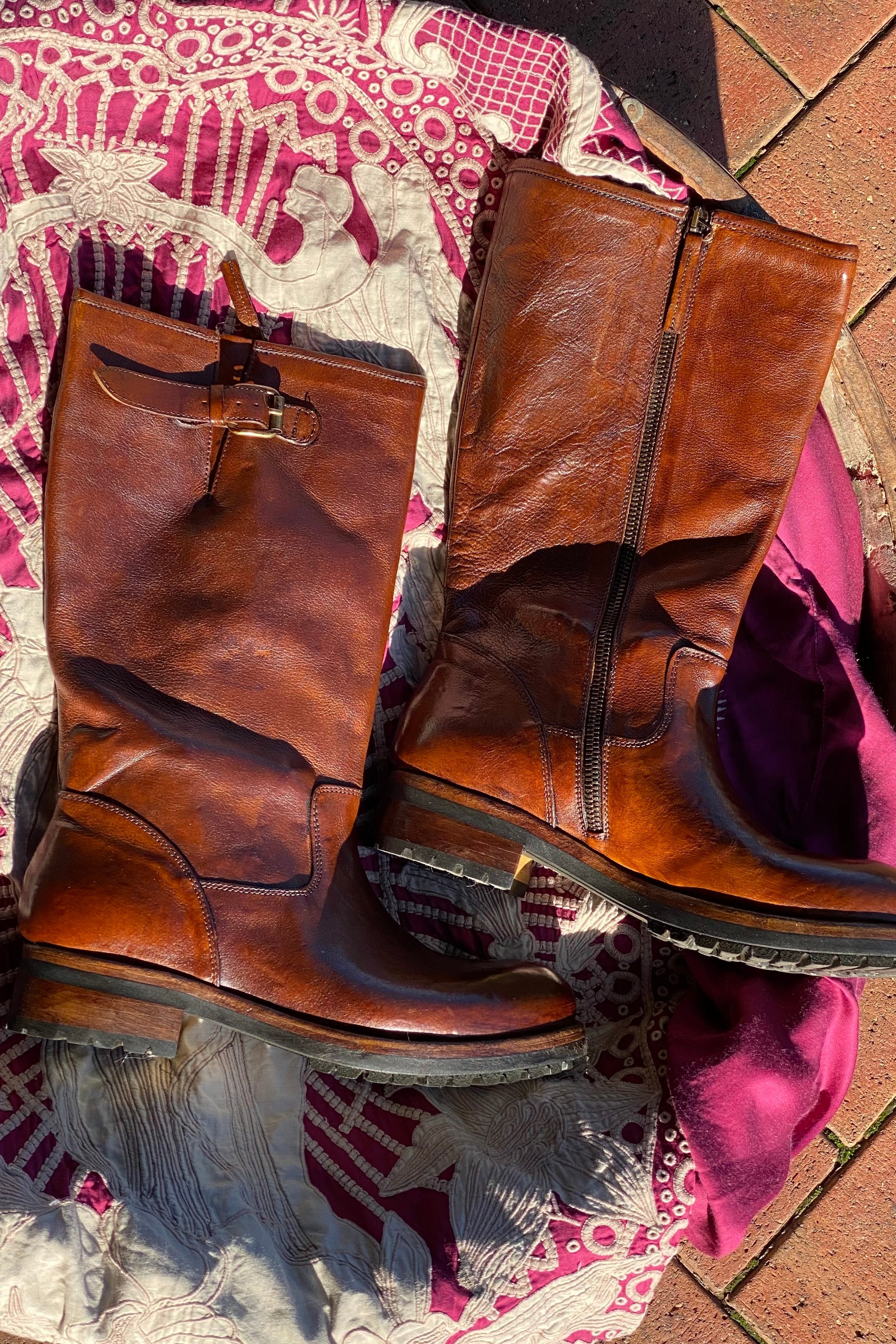 CLASSIC LAND BOOTS (TALL) - AMBER - Image 6