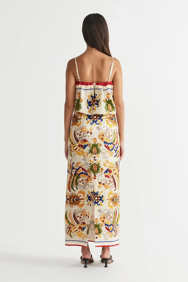 DANCER FRILL NECKLINE GOWN - Image 3