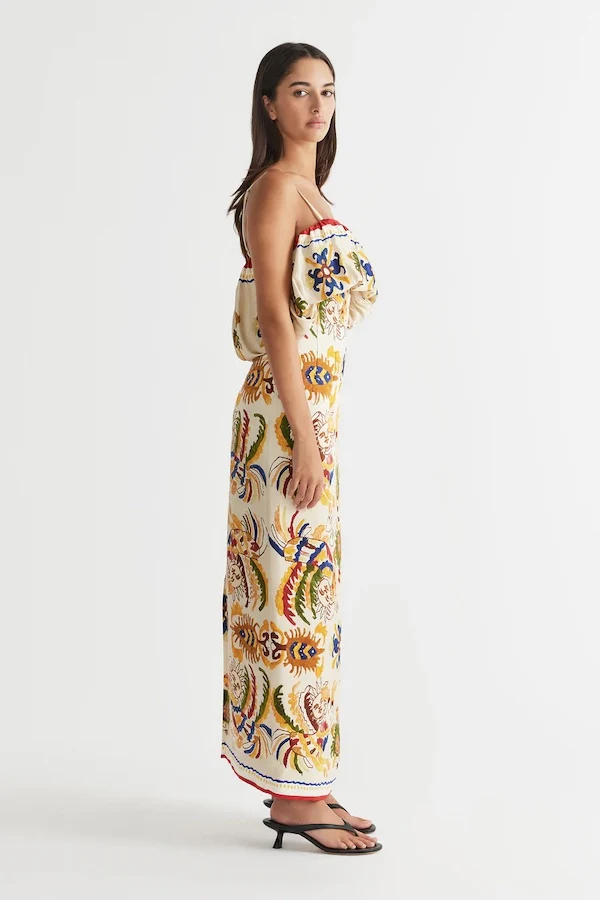 DANCER FRILL NECKLINE GOWN - Image 4
