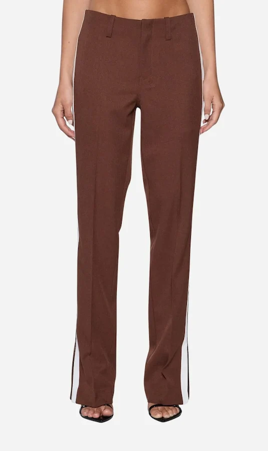 DARE STRAIGHT TROUSER - CHOCOLATE - Image 2