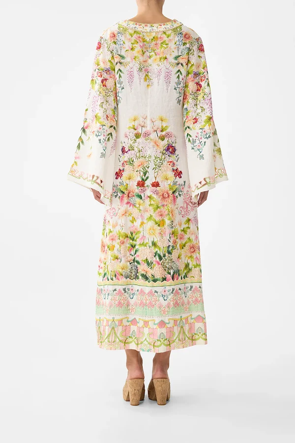DEEP V NECK HARDWARE KAFTAN - Image 2