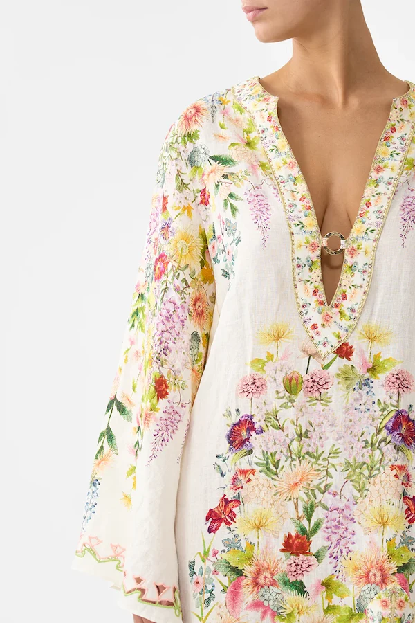 DEEP V NECK HARDWARE KAFTAN - Image 4
