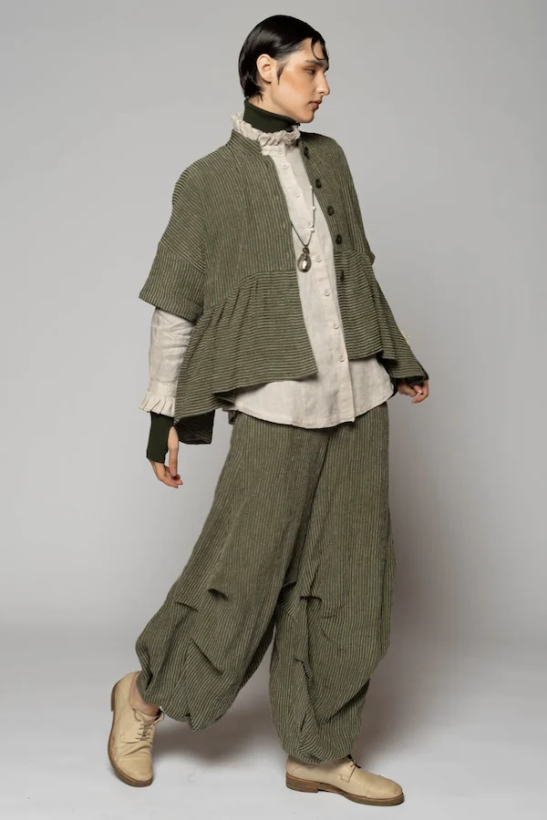 EMBER GATHER JACKET - MOSS - Image 2