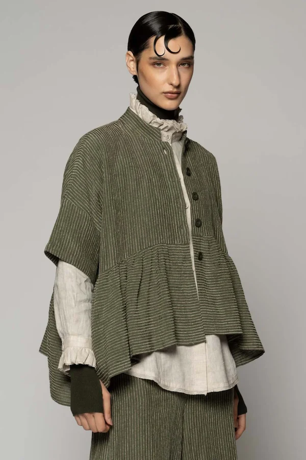 EMBER GATHER JACKET - MOSS - Image 3