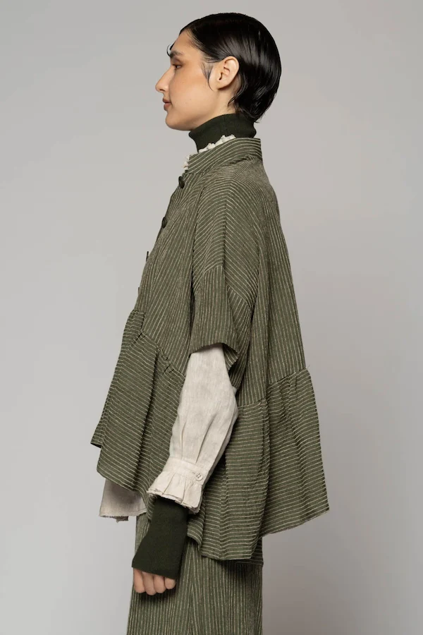 EMBER GATHER JACKET - MOSS - Image 4