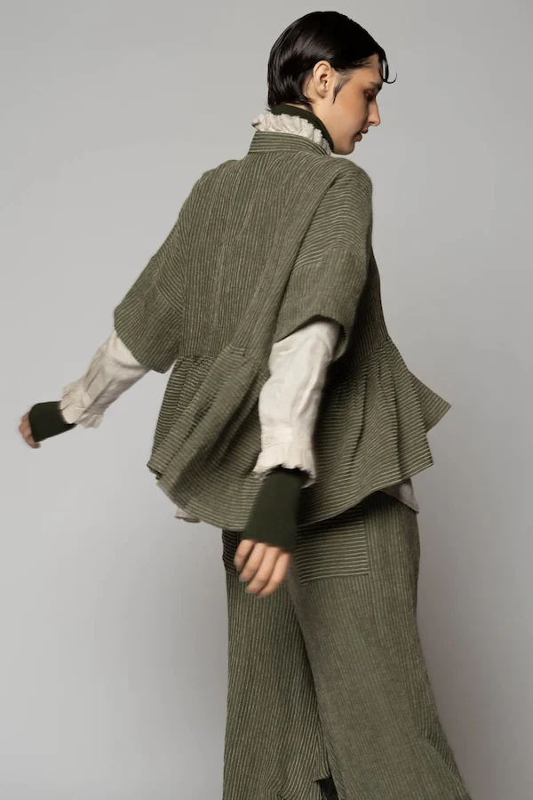 EMBER GATHER JACKET - MOSS - Image 5