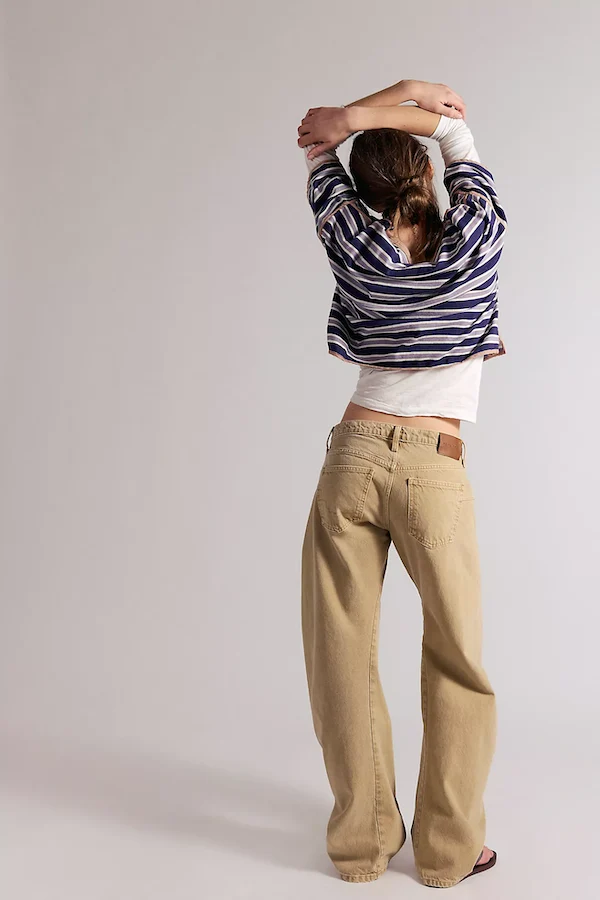 FABLE TWISTED SEAM JEAN - OAT LATTE - Image 3