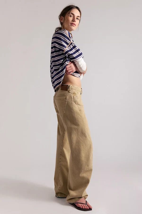 FABLE TWISTED SEAM JEAN - OAT LATTE - Image 4