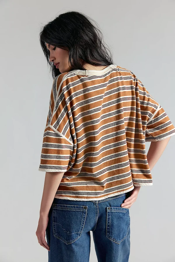CLEAN RUGBY TEE - ALMOND - Image 3