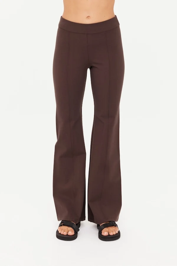 JOYELA FLARE PANT - COCOA - Image 2