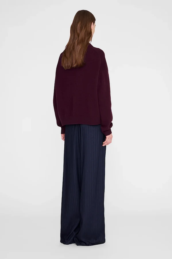 LEE POLO SWEATER - FIG - Image 2