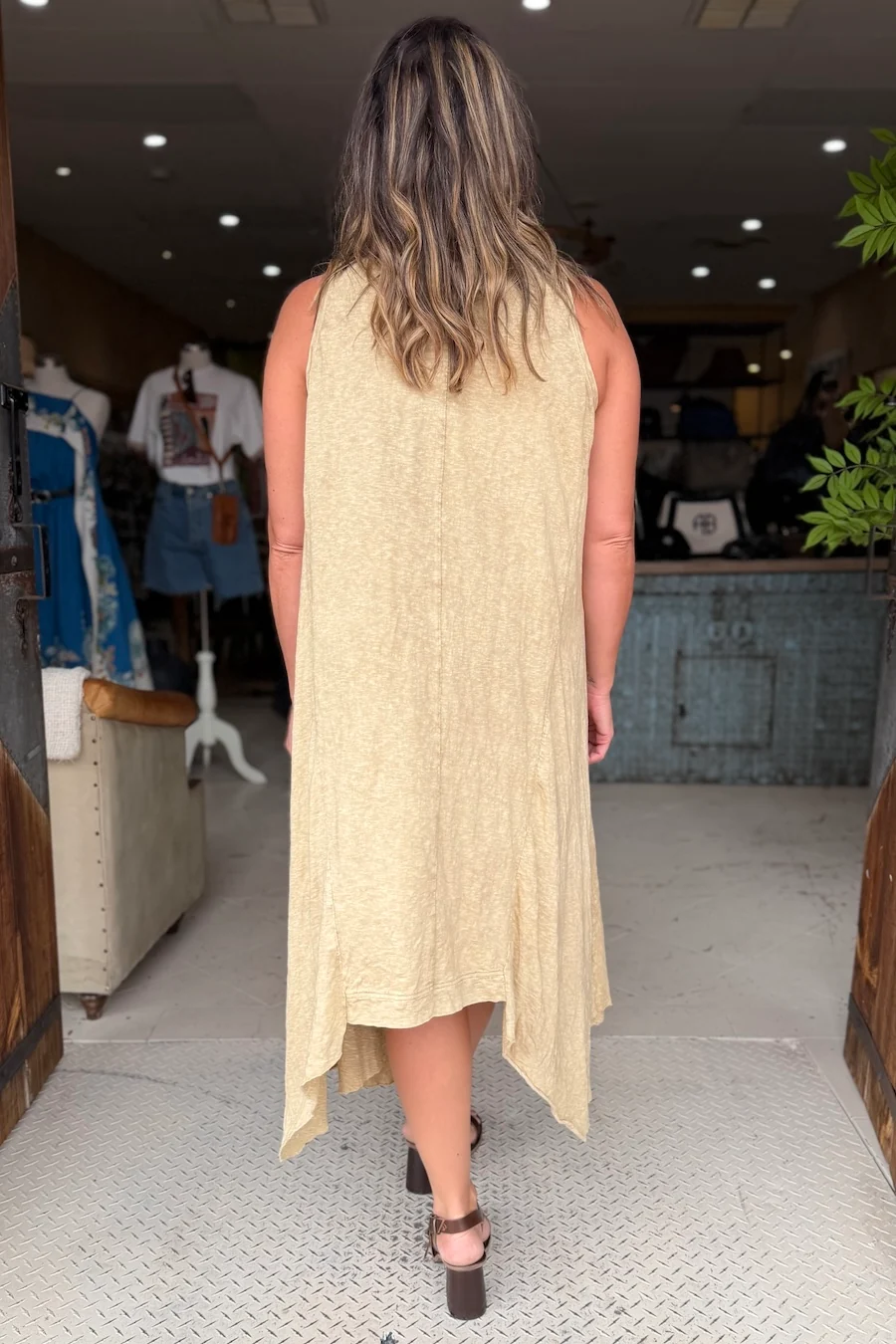 LONG BALLET SLIP - WHEAT - Image 2