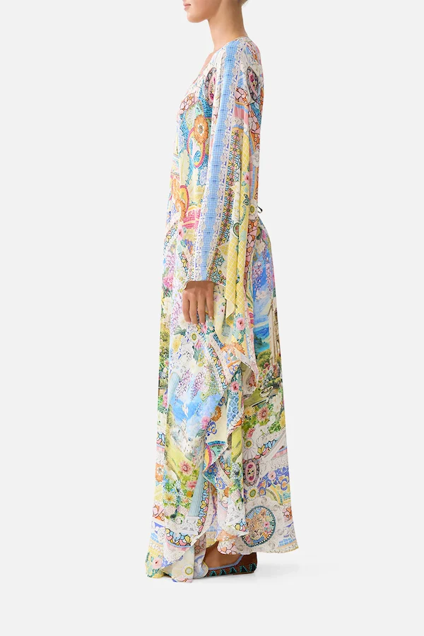 LONG KAFTAN WITH WAIST DETAIL - Image 3