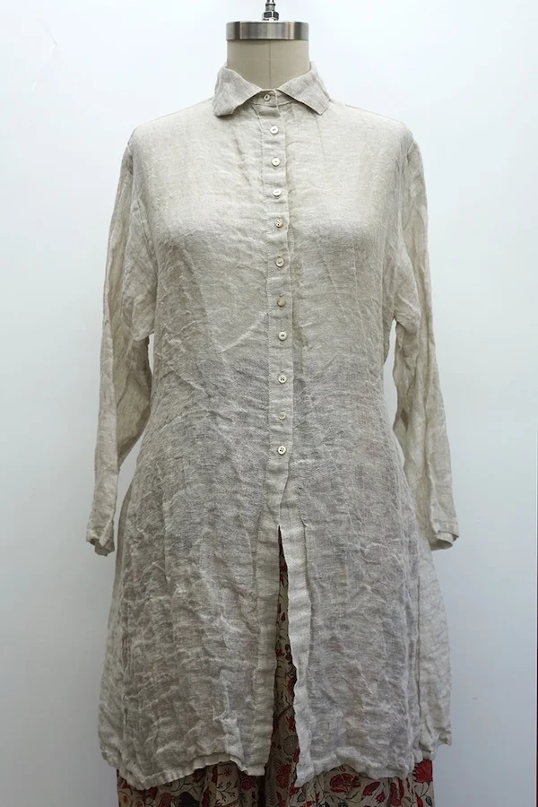 LONG WEEKENDER SHIRT - OAT - Image 3