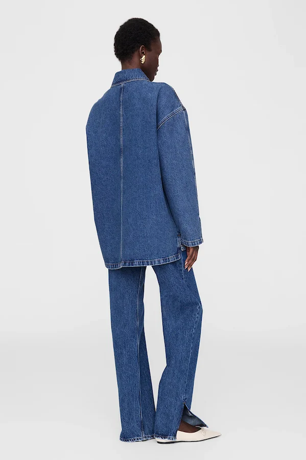 LUCA JACKET - CLEAN INDIGO DENIM - Image 2