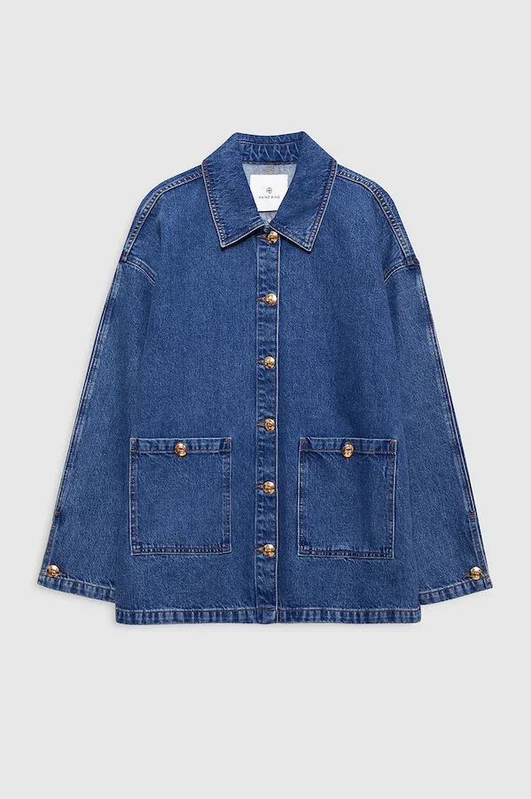 LUCA JACKET - CLEAN INDIGO DENIM - Image 3
