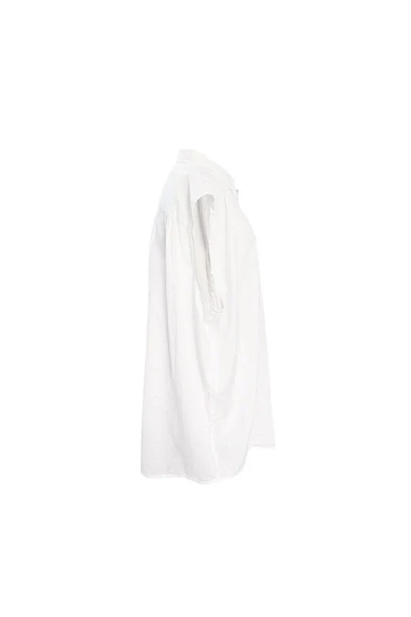 LUCIANA SLEEVELESS SHIRT - WHITE - Image 2