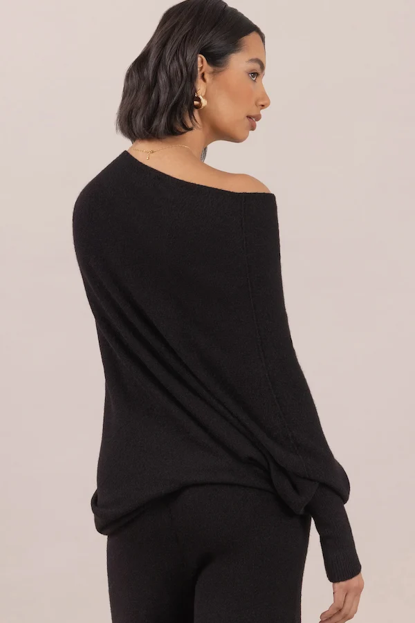 NATALIE SWEATER - BLACK - Image 3