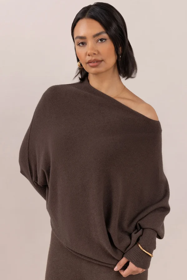 NATALIE SWEATER - DARK ESPRESSO - Image 3