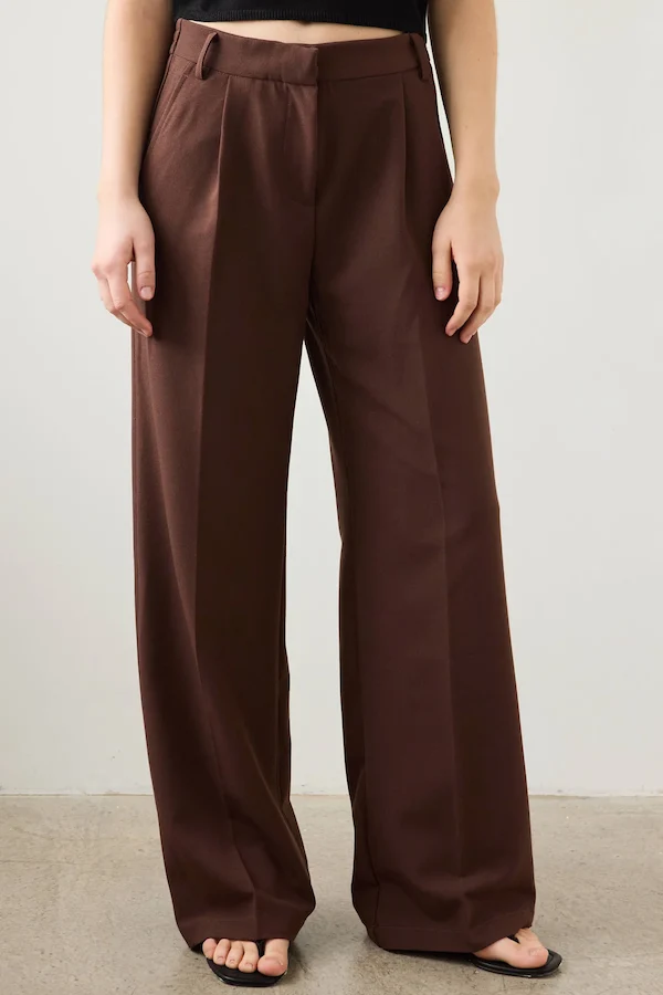 NELLY TROUSER - TOBACCO