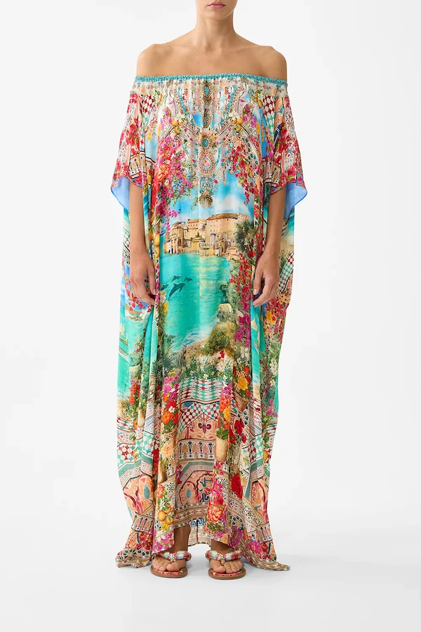 OFF SHOULDER KAFTAN