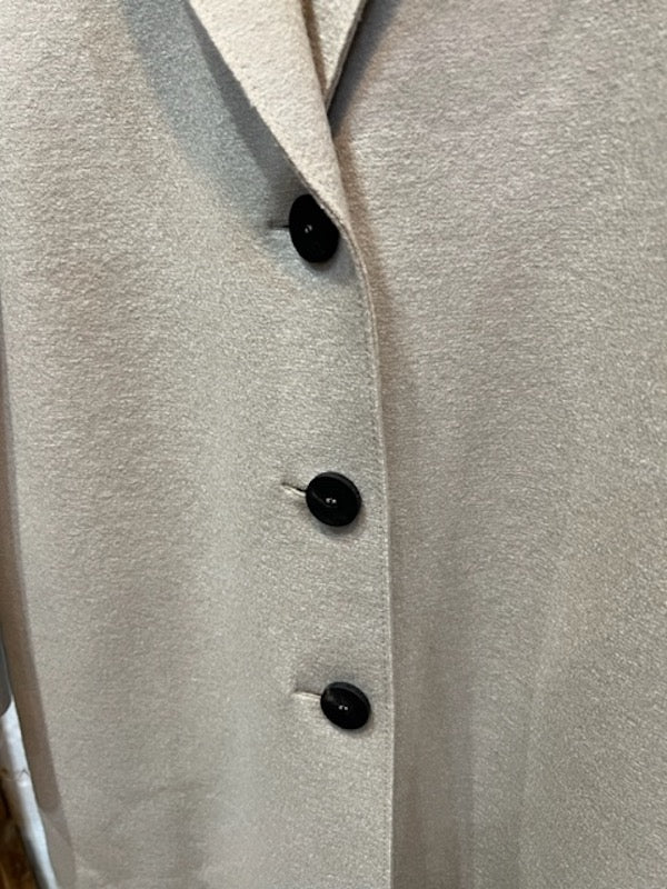 OVERCOAT PRESSED WOOL - CREAM - Image 3
