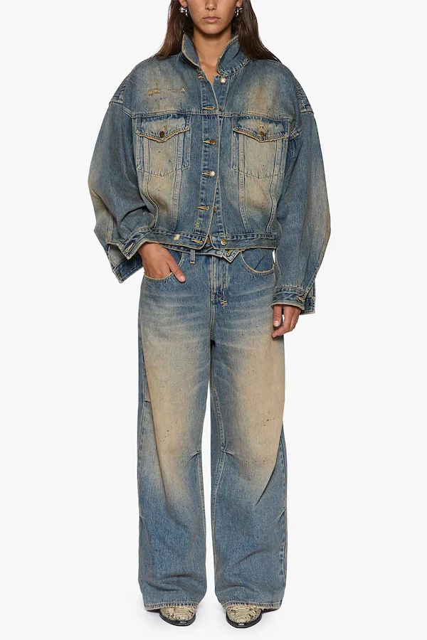 RELAX TRUCKER JACKET - DUNE - Image 4