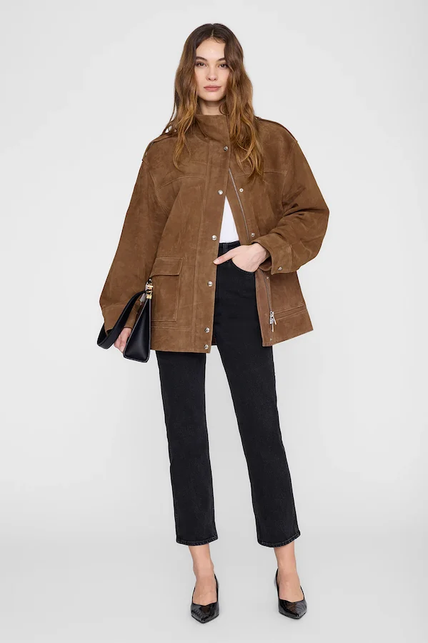 ROUX JACKET - TOBACCO
