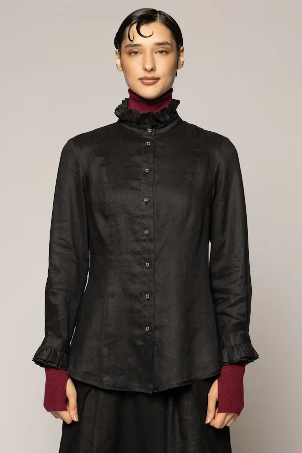 SANCHA SHIRT - BLACK - Image 2