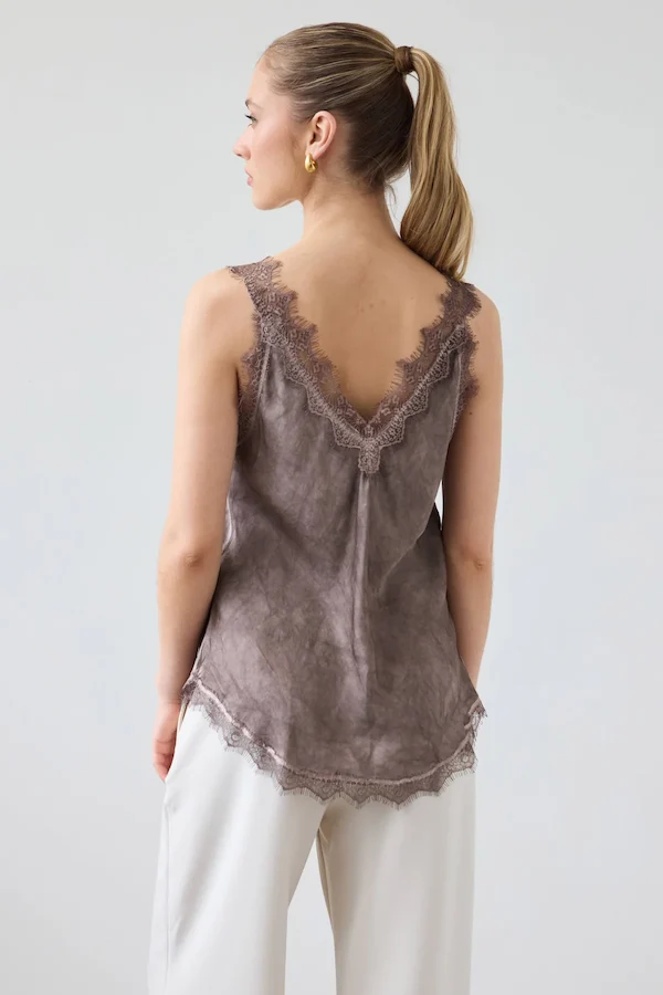 SOLANGE CAMISOLE - ESPRESSO - Image 2