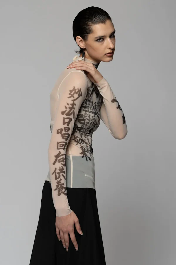 TATU HIGH NECK NUDE - Image 3