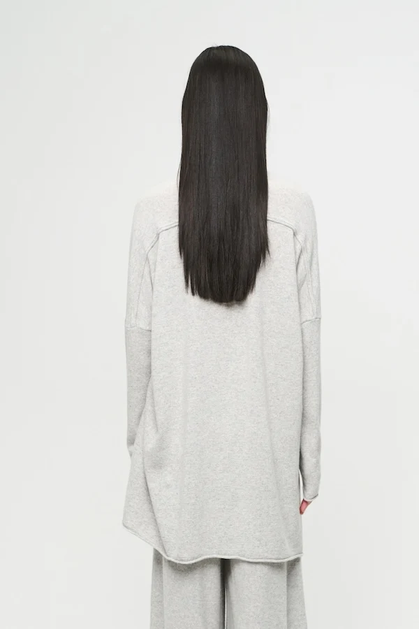 TIERRA KNITTED TOP - CLOUDY GRAY - Image 3
