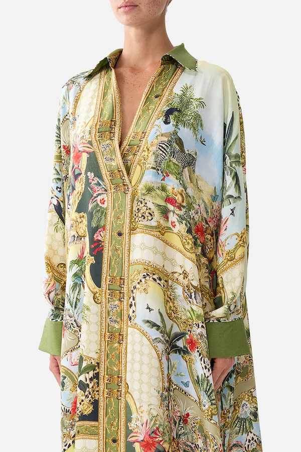 WING COLLAR KAFTAN - Image 4